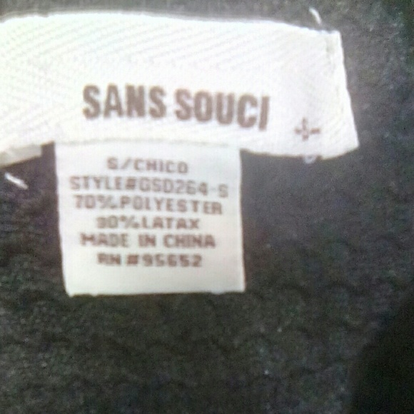 Sans Souci Strapless Black Pouffy Dress Sz Small - Picture 7 of 7